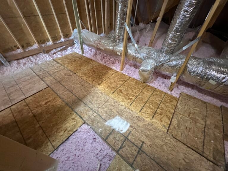 Attic storage installation in Cave Springs, AR